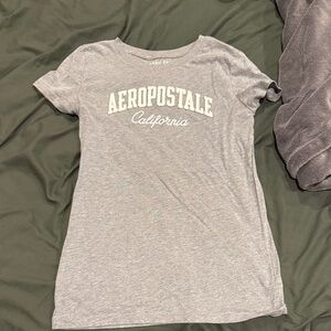 Aeropostale Heather Gray Tee with California Script